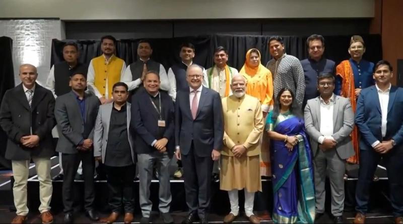 मेलबर्न के भारतीयों के बीच नरेंद्र मोदी •पंकज पाठक•